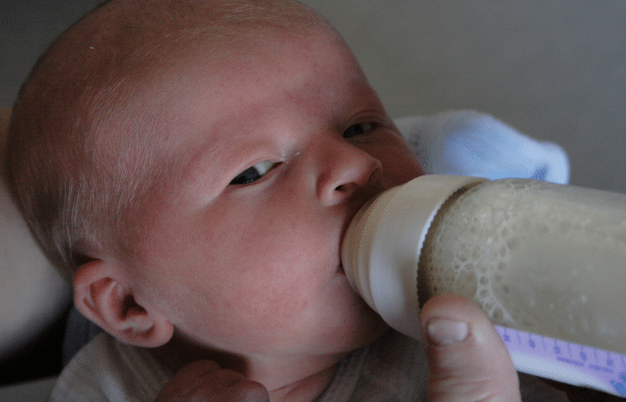 latte nel bambino